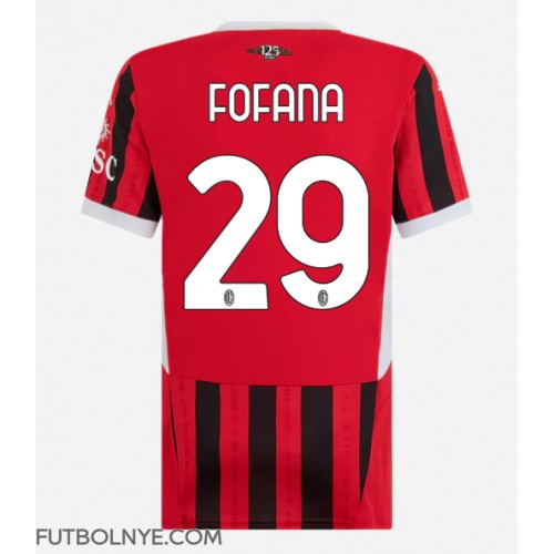 Camiseta AC Milan Youssouf Fofana #29 Primera Equipación para mujer 2024-25 manga corta